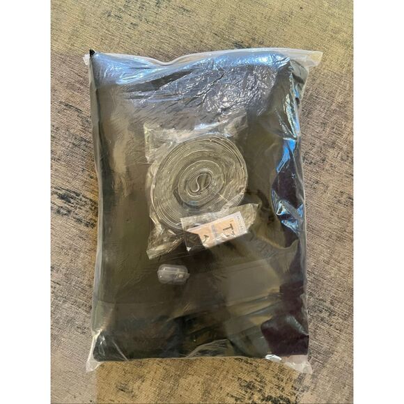 LYGFZ Black Center Opening Magnetic Screen Door 59" x 85.8" - Picture 3 of 8